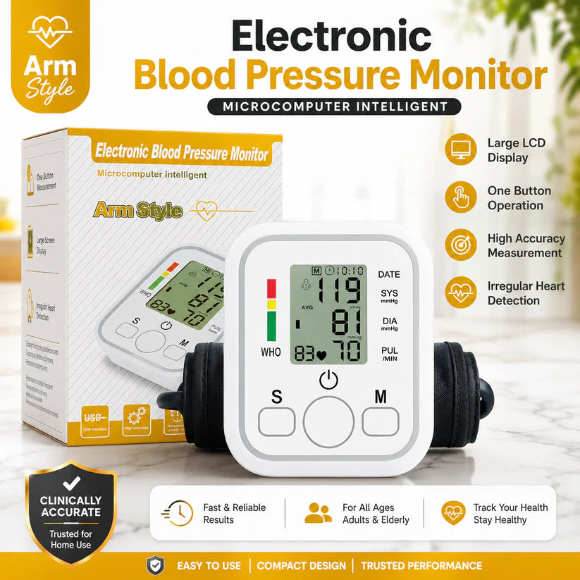 Digital Blood Pressure Monitor (FREE Delivery)
